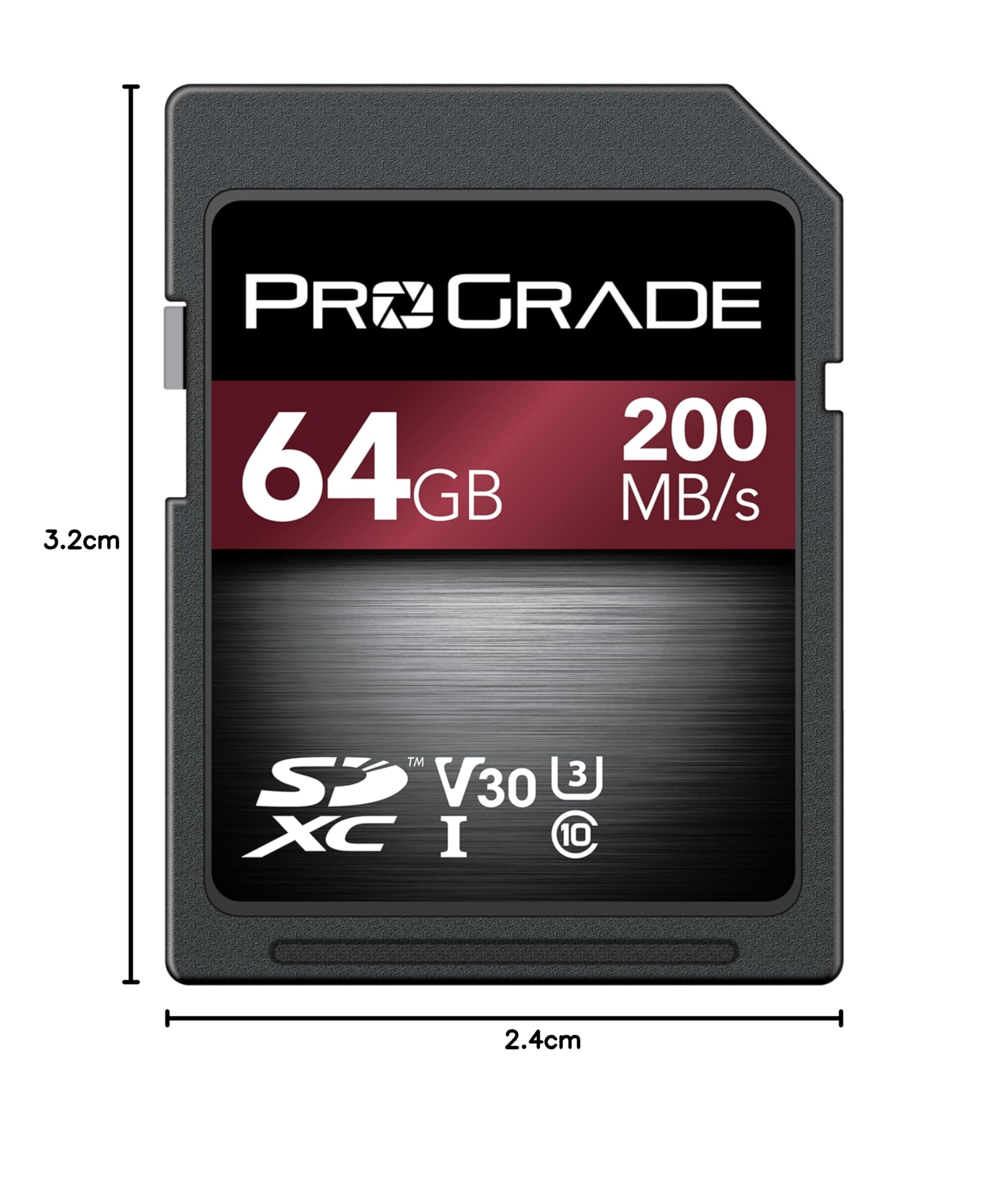 ProGrade Digital 64GB SDXC UHS-1 V30 Memory Card- PGSD64GBSKNA